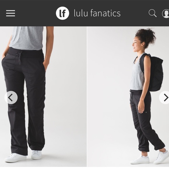 20- $50 Lululemon Dance Studio Pant III Lined 32" Sz 4 Regular Black - Picture 1 of 2